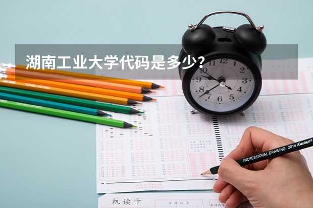 湖南工业大学代码是多少?