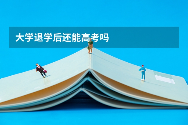 大学退学后还能高考吗