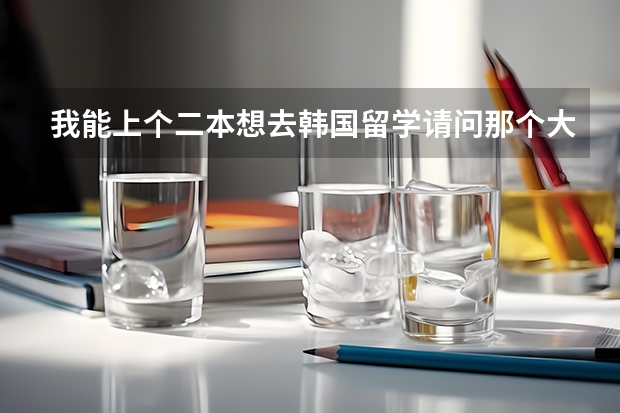 我能上个二本想去韩国留学请问那个大学好呢