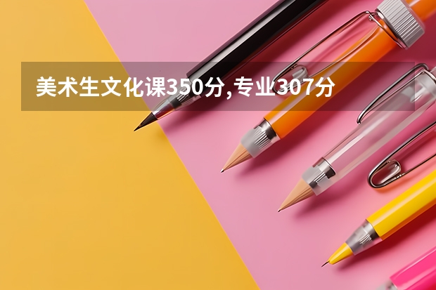 美术生文化课350分,专业307分,怎么算综合分？