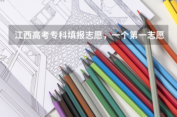 江西高考专科填报志愿,一个第一志愿和五个第二平行志愿是什么意思